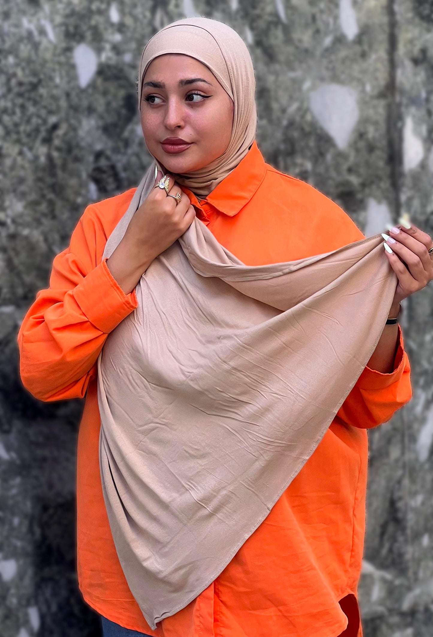 Cotton Lycra easy hijab