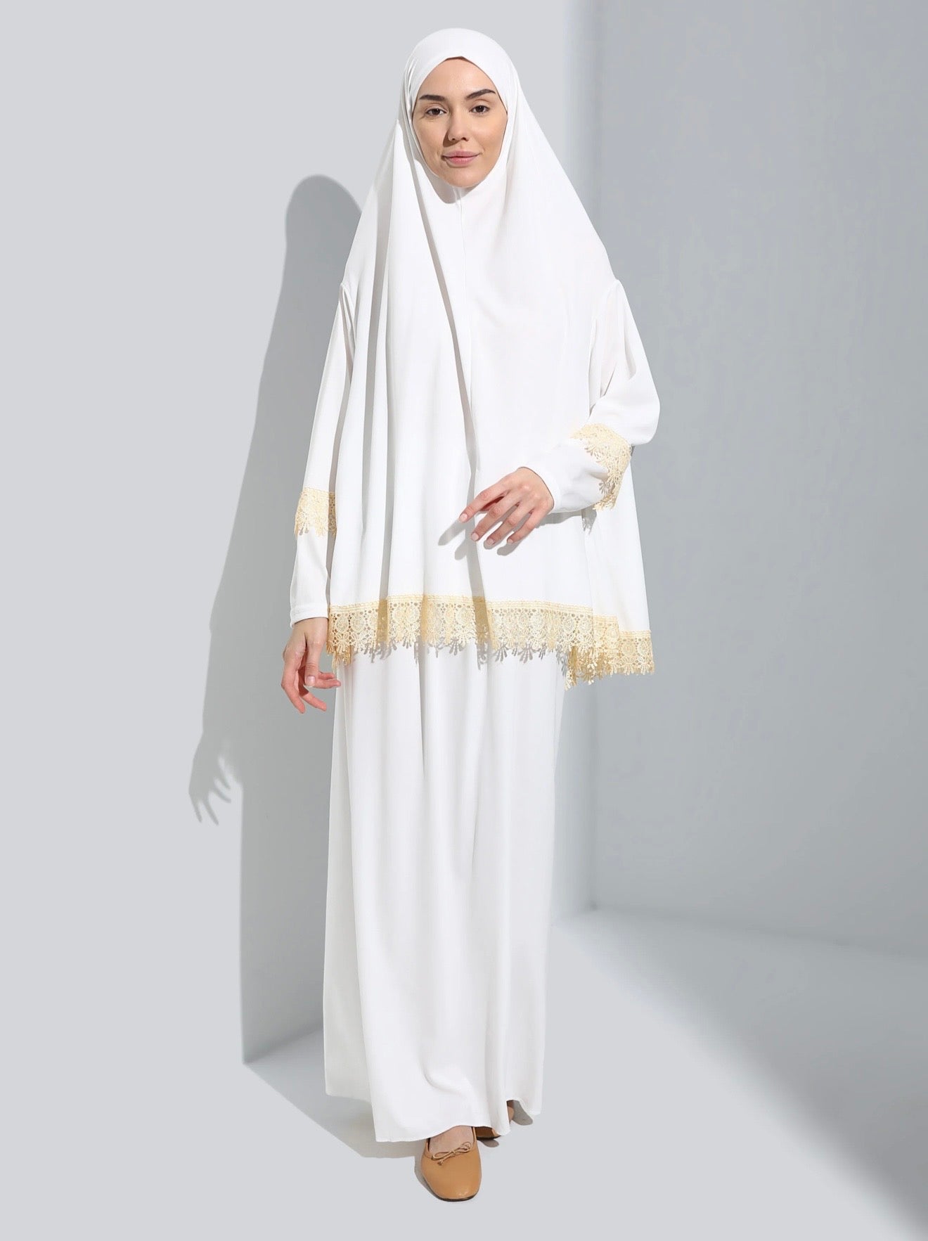 White prayer set 