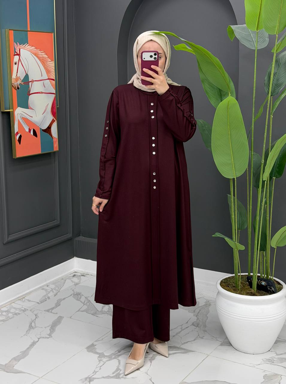 Tunic & Pants Co-ord Set | طقم تونيك وبنطلون