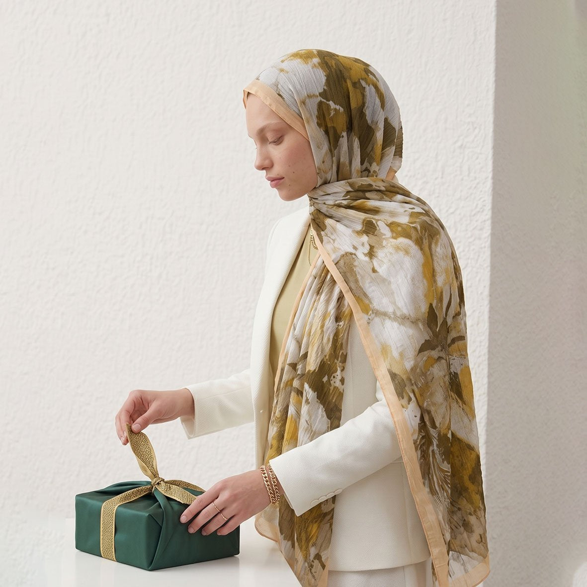 Bamboo Printed Shawl