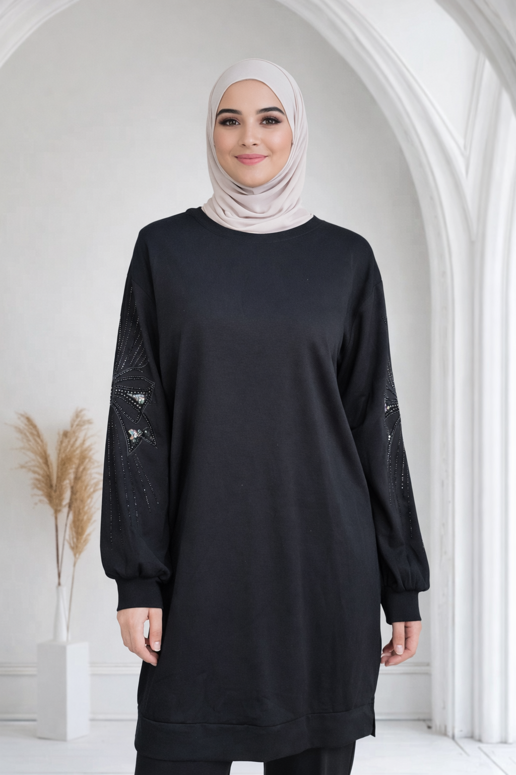 Oysho Tunic. بلوزة محجبات قماش اويشو