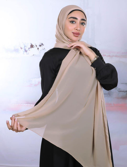 Lycra and crepe hijab