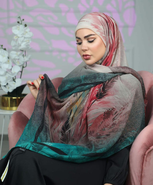 Light silk hijab