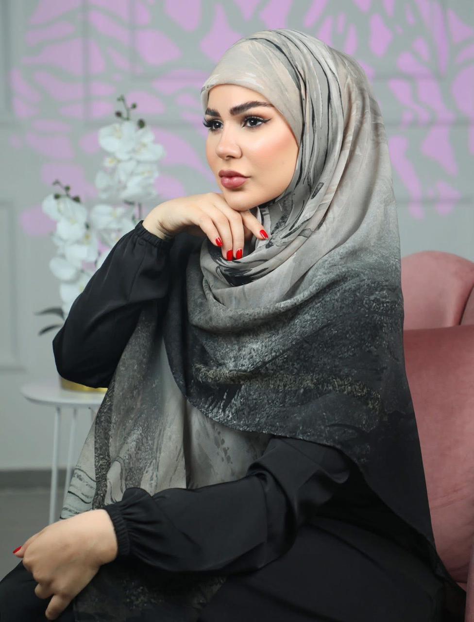 Light silk hijab