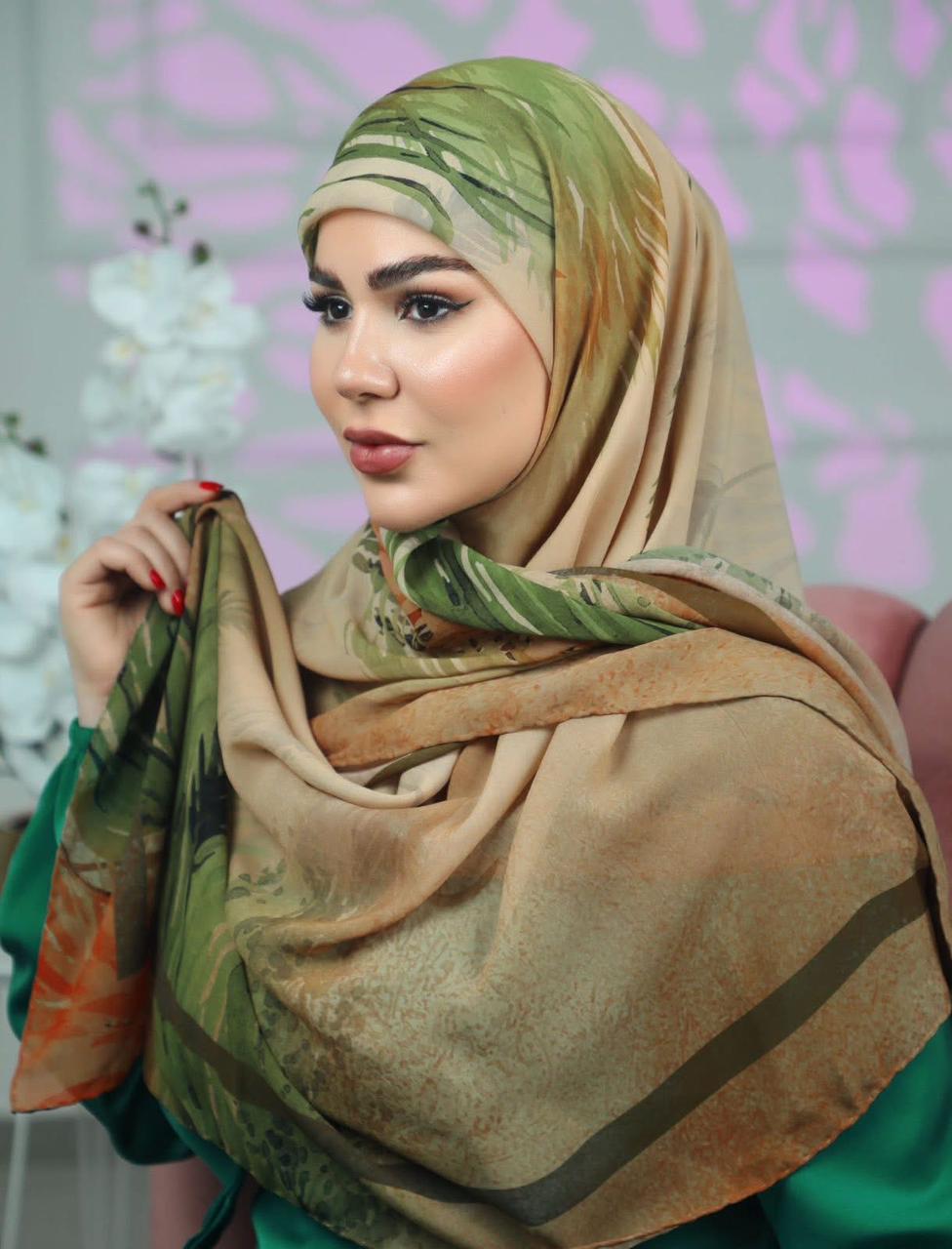 Light silk hijab