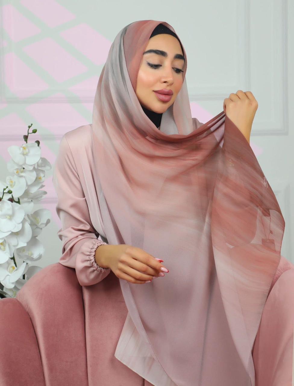 Crepe hijab silk touch
