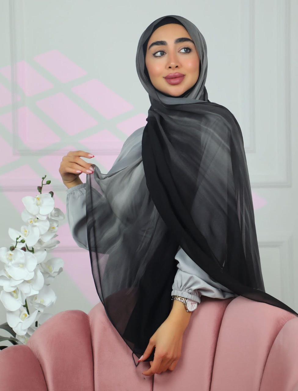Crepe hijab silk touch