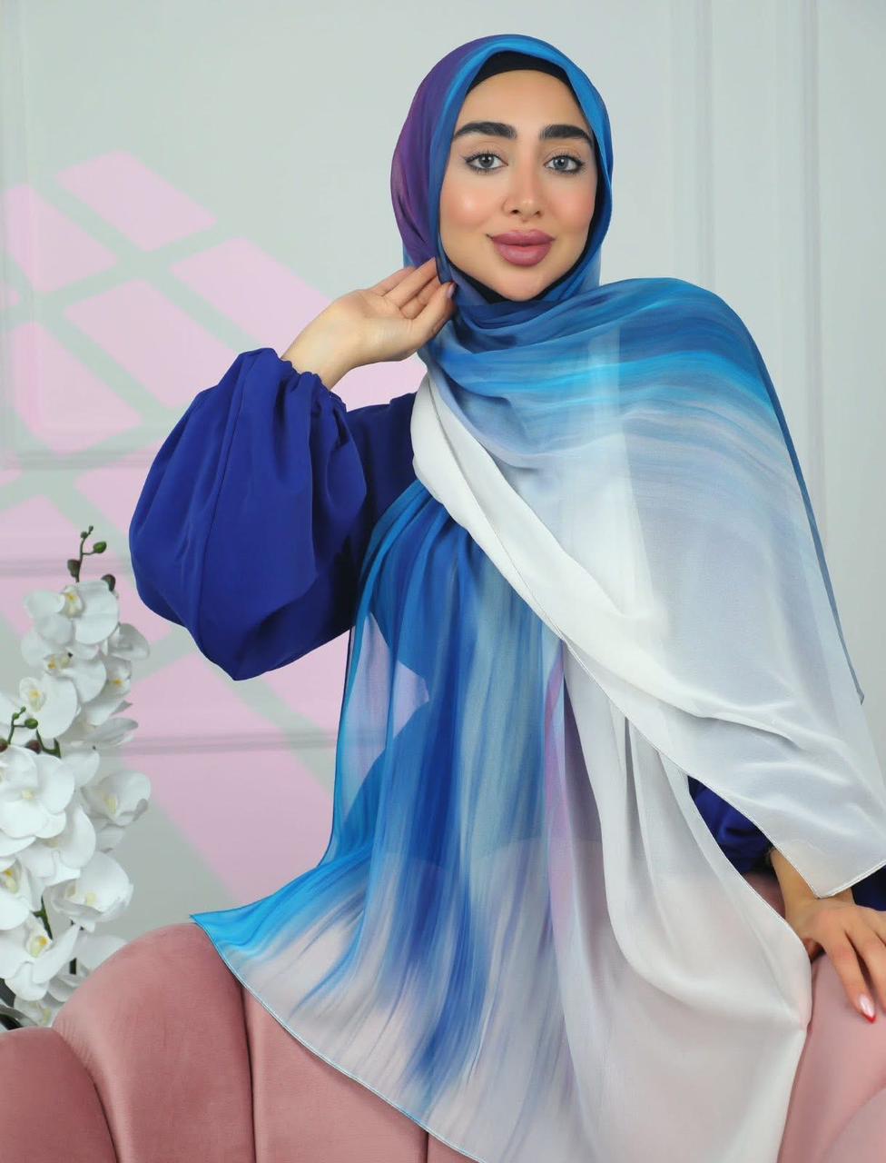 Crepe hijab silk touch