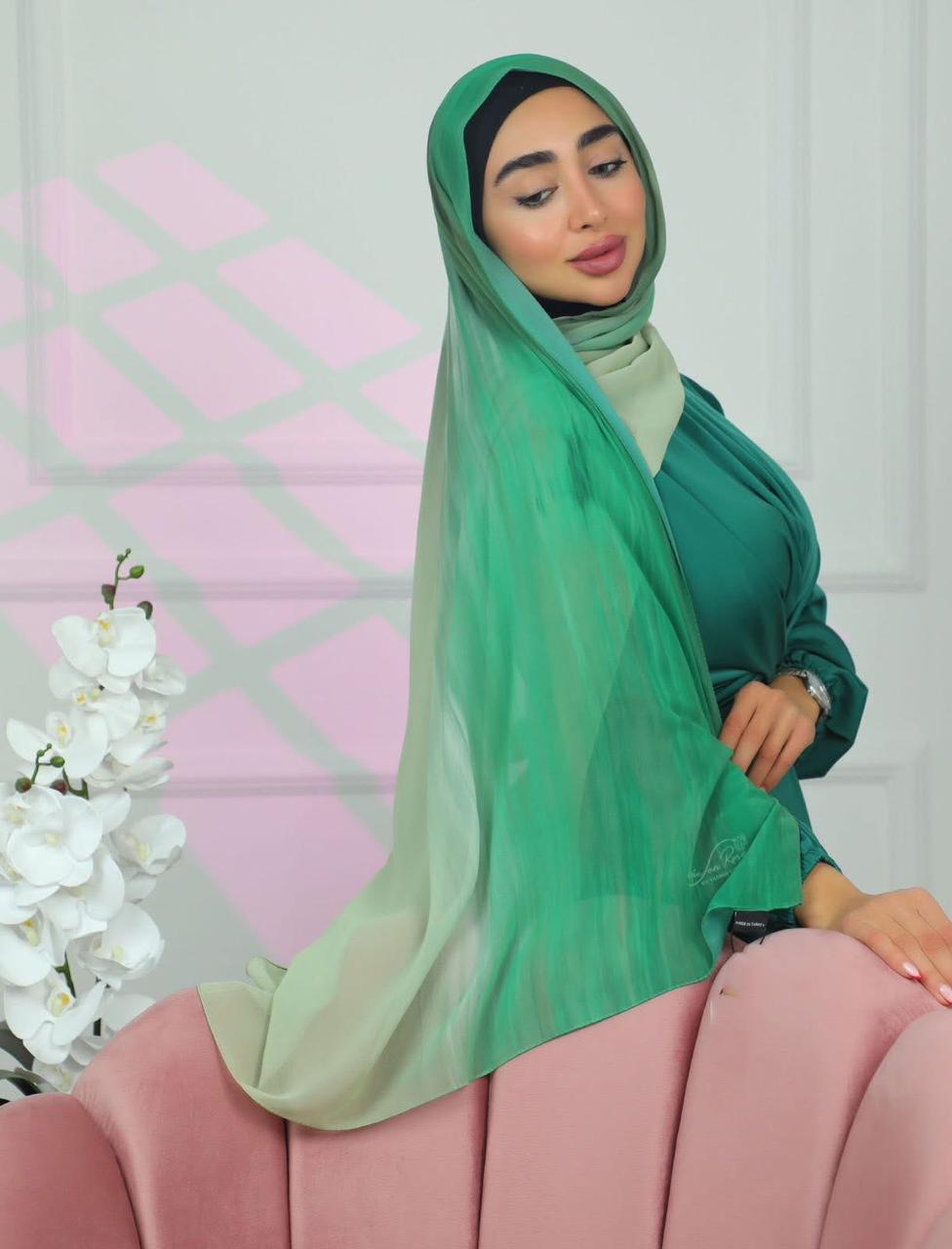 Crepe hijab silk touch