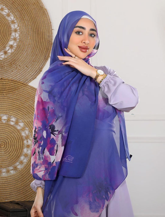 Crepe hijab/ silk touch
منديل كريب